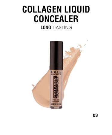 Lollis Collagen Liquid Concealer 03 / Collagen Liquid Concealer 03 - Buy Online on GoSupps.com