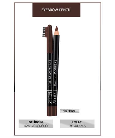 Lollis Eyebrow Pencil 302 Brown / Eyebrow Pencil 302 Brown
