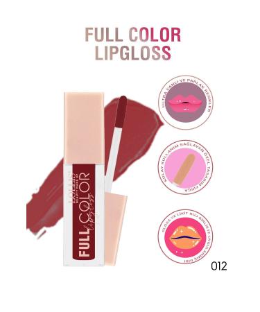 Lollis Full Color Lipgloss 012 Claret / Intense Color Lip Gloss 012 Claret - Buy Online on GoSupps.com