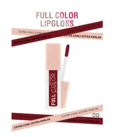 Lollis Full Color Lipgloss 012 Claret / Intense Color Lip Gloss 012 Claret - Buy Online on GoSupps.com