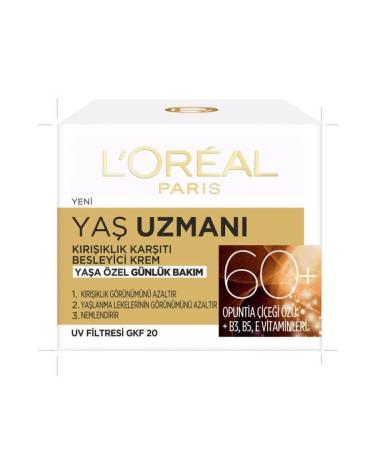 L'Oreal Paris L'or al Paris Age Expert 60+ Anti-Wrinkle Nourishing Cream - Buy Online on GoSupps.com