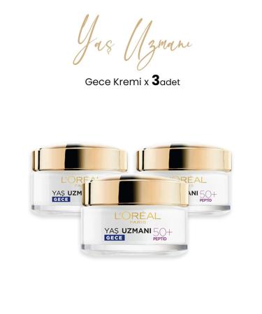 L'Oreal Paris Loreal Paris Age Expert Anti-Wrinkle Night Cream 50 ml x 3 Pcs