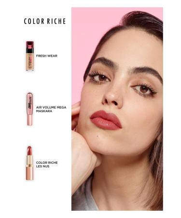 L'Oreal Paris Color Riche Les Nus Lipstick 176 Nu Irrevent - Buy Online on GoSupps.com