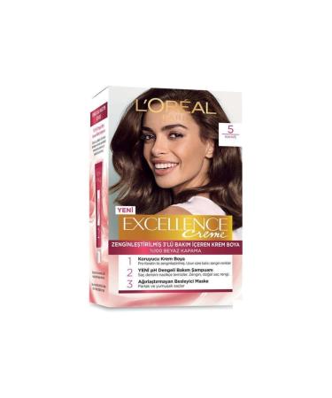 L'Oreal Paris Loreal Excellence Creme Hair Dye 5 Brown