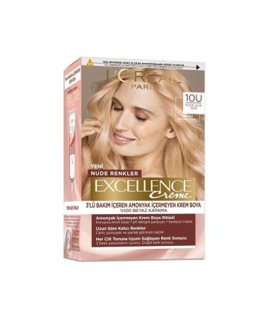 L'Oreal Paris L'Or al Paris Excellence Creme Nude Colors Hair Dye 10U Nude Light Blonde