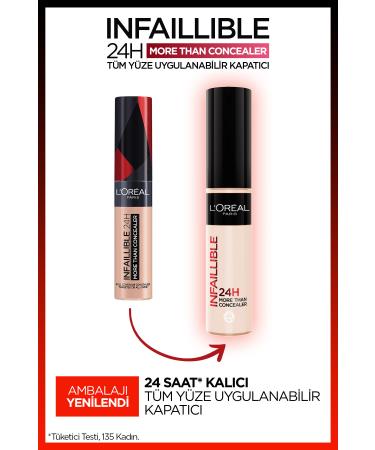 L'Oreal Paris L'Or al Paris Infaillible 24H All Face Concealer - 326 Vanilla Concealer - Buy Online on GoSupps.com