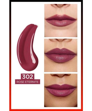 L'Oreal Paris L'or al Paris Infaillible 2-step 24 Hour Liquid Lipstick & Balm - 302 Rose Eternite - Buy Online on GoSupps.com