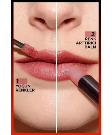 L'Oreal Paris Infaillible 2-step 24 Hour Liquid Lipstick & Balm - 312 Incessant Russet - Buy Online on GoSupps.com