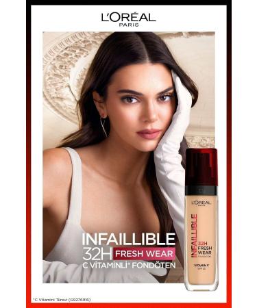 L'Oreal Paris L'Or al Paris Infaillible 32H Fresh Wear Vitamin C Foundation - 125 Natural Beige Concealer - Buy Online on GoSupps.com