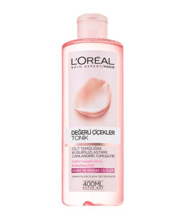 L'Oreal Paris Precious Flowers Dry and Sensitive Skin Tonic 400 Ml 360052344010012