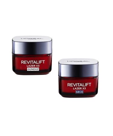 L'Oreal Paris L'or al Paris Revitalift Anti-Aging Night Care Cream + revitalift Anti-Aging Day Care
