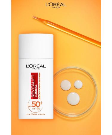 L'Oreal Paris Revitalift Clinical Spf 50+ Daily High UV Protection Face Sun Cream 50 Ml