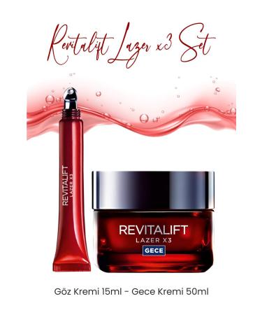 L'Oreal Paris Loreal Paris Revitalift Laser X3 Night and Eye Cream
