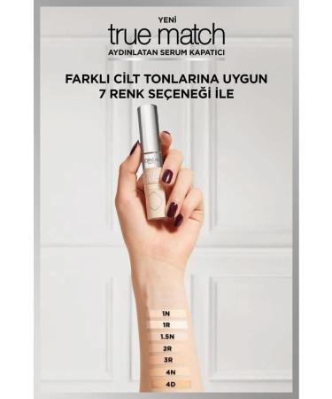 L'Oreal Paris True Match Brightening Serum Concealer - 4n 11 ml - Buy Online on GoSupps.com
