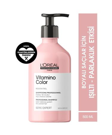 L'oreal Professionnel Loreal Hair-Vitamino Color Shampoo that gives a shiny appearance 500 Ml SER EXPERTEVA64