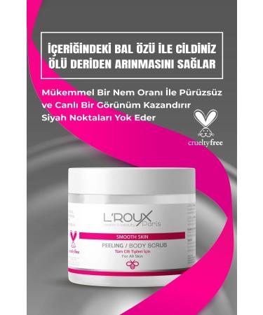 L'roux health & beauty Purifying & Brightening Anti-Cellulite Body Scrub with Himalayan Salt 100 ml - Buy Online on GoSupps.com