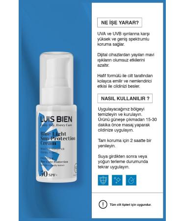 Luis Bien Blue Light Protection Sunscreen SPF 50+ - Buy Online on GoSupps.com