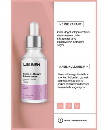 Luis Bien Collagen Face Serum | Anti-Wrinkle | 30 ML | Skin Rejuvenation - Buy Online on GoSupps.com