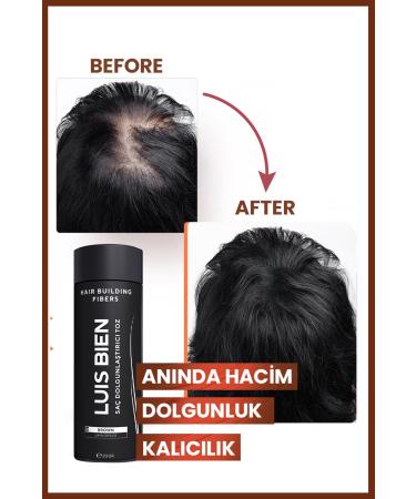 Luis Bien Hair Volumizing Powder Fiber- Brown 8681967480771 - Buy Online on GoSupps.com
