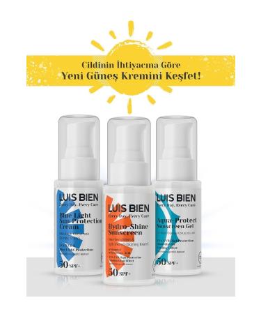 Luis Bien Spf 50 Sun Cream | Moisturizing and Brightening | High Protection | Bright Skin - Buy Online on GoSupps.com