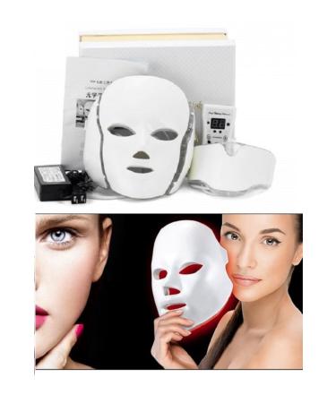 Lusso Cosmetics Led Therapy Device (Led Mask) - Skin Care Device - Mesotherapy Mask 7 Color Multifunctional