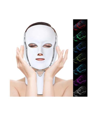 Lusso Cosmetics Led Therapy Device (Led Mask) - Skin Care Device - Mesotherapy Mask 7 Color Multifunctional - Buy Online on GoSupps.com