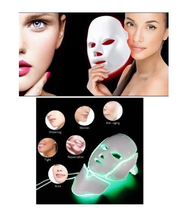 Lusso Cosmetics Led Therapy Device (Led Mask) - Skin Care Device - Mesotherapy Mask 7 Color Multifunctional - Buy Online on GoSupps.com