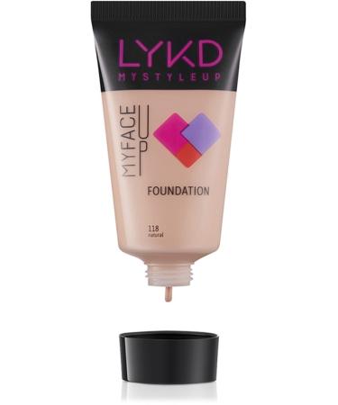 Lykd Foundation 118 Natural - Buy Online on GoSupps.com