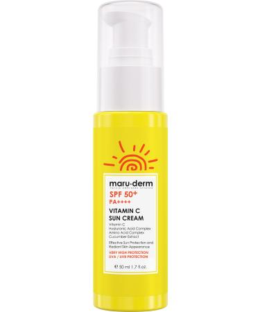 Maru.Derm Sunscreen | SPF 50+ Vitamin C Sunscreen 50 ML | New Generation Korean Filters