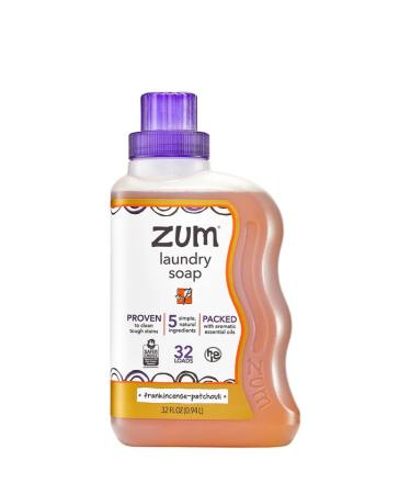 ZUM Zum Clean Aromatherapy Laundry Soap Frankincense-Patchouli 32 fl oz (.94 L)