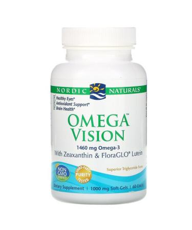 Nordic Naturals Omega Vision 1000 mg 60 Soft Gels