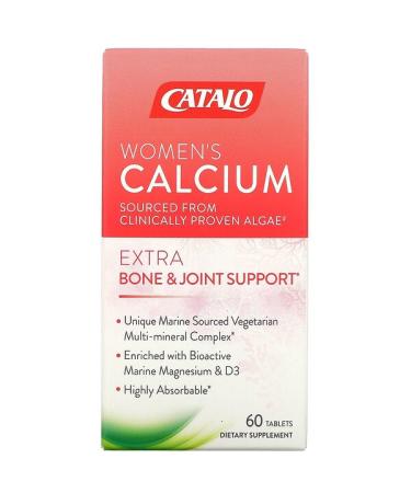 Catalo Naturals Women's Calcium Bone & Joint Support 60 Tablets
