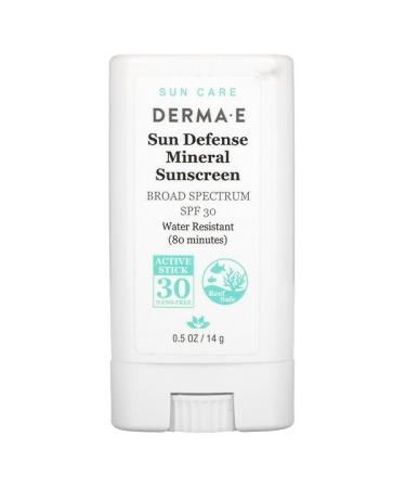 Derma E Natural Mineral Sunscreen SPF 30 Water Resistant 0.5 oz (14 g)