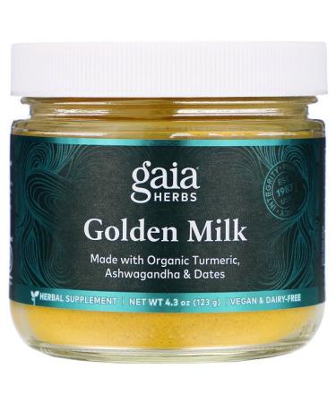 Gaia Herbs Golden Milk 4.3 oz (123 g)