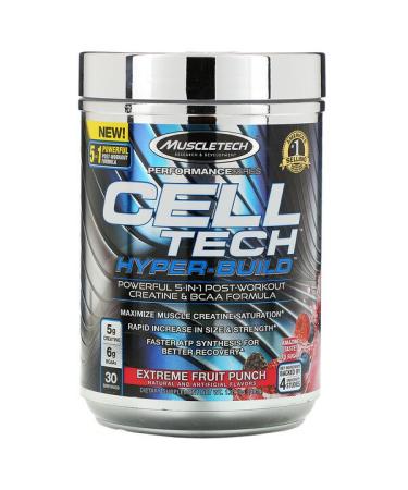 Muscletech Performance Series CELL-TECH HYPER-BUILD Extreme Fruit Punch 1.07 lbs (485 g)