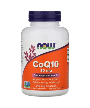 Now Foods CoQ10 30 mg 240 Veg Capsules
