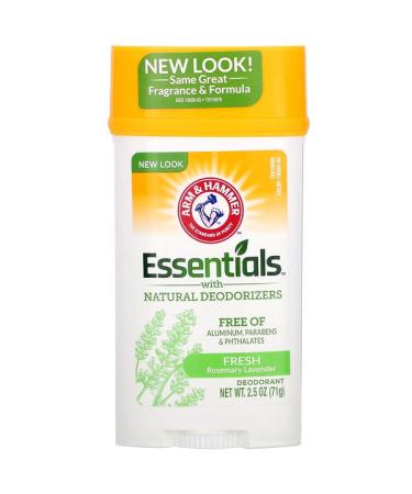 Arm & Hammer Essentials with Natural Deodorizers Deodorant Fresh Rosemary Lavender 2.5 oz (71 g)