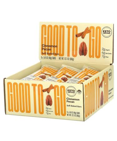 Good To Go Soft Baked Bars Keto Cinnamon Pecan 9 Bars 1.41 oz (40 g) Each