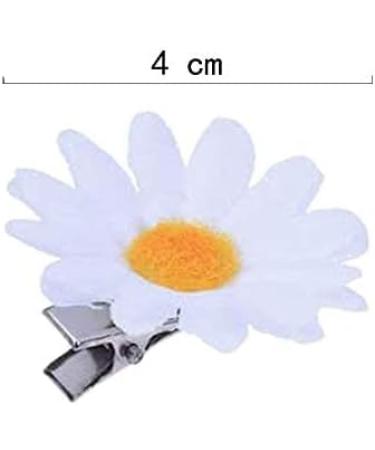 Lovely 17-pc Daisy Flower Hair Clips for Girls - Perfect Beach Wedding Hair Accessories Beautiful and Practical Hairpins - Buy Online on GoSupps.com