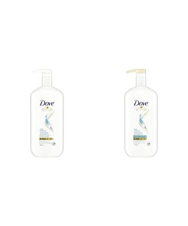 Dove Nutritive Solutions Shampoo and Conditioner Bundle for dry hair Daily Moisture with Pro-Moisture Complex Each 950 ml