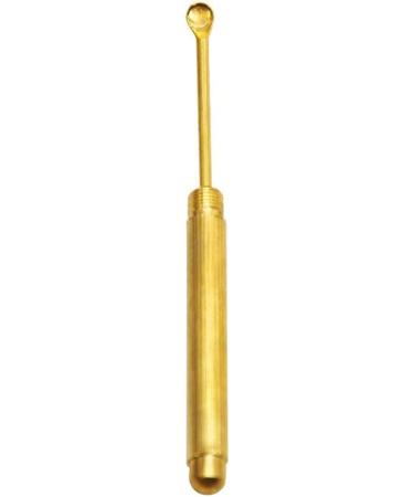 Gold Metal Keychain Earwax Cleaner Spoon | Multifunctional Ear Pick Tool - Buy Online on GoSupps.com