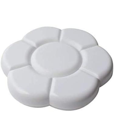 2pcs Akebrog Paint Pallet Set - 6.5 Plastic Tray for Kids' Acrylic, Watercolor & Oil Painting - Reusable Flower Design - Easy to Wash - DIY Art Craft Supplies - Buy Online on GoSupps.com