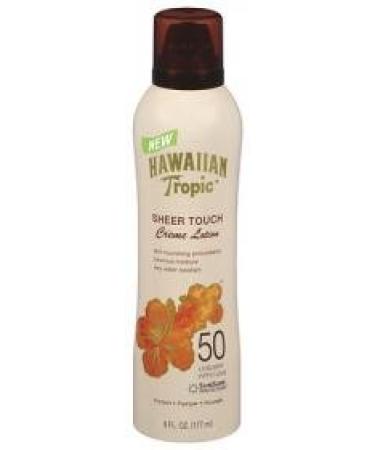 Hawaiian Tropic Sheer Touch Cream Lotion SPF 50 6 Ounce