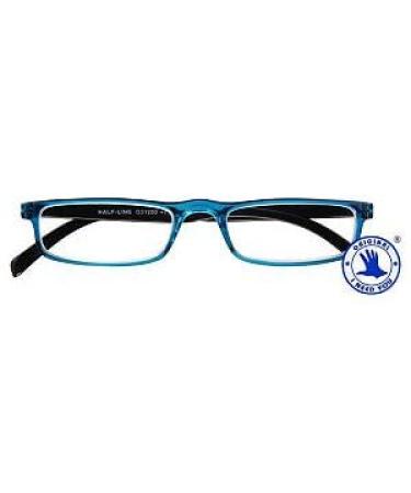 I NEED YOU HALF-LINE G31200 plastic glasses with spring technology blue-black 2.5 diopters - Buy Online on GoSupps.com