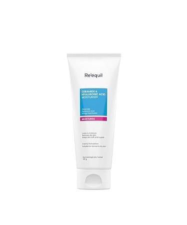 RE'_EQUIL Ceramide & Hyaluronic Acid Moisturiser | Moisturizer For Face | Barrier Repair Cream | Long Lasting Hydration | Suitable For Normal To Dry Skin | 100G