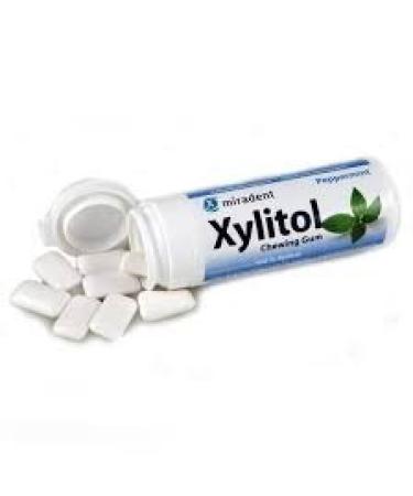Buy Miradent Xylitol Chewing Gum Peppermint 30 Pcs | Sugar-Free Dental Care | Worldwide Shipping - Buy Online on GoSupps.com