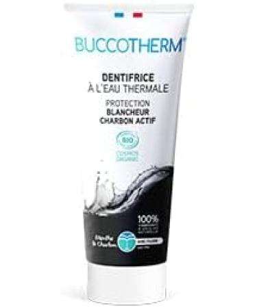  Buccotherm BUCCOTHERM | Whiteness Activated Charcoal Toothpaste | Soothes | Certified Organic - 100% ingredients of natural origin | Pack of 2 - 2 x 75 ml - Buy Online on GoSupps.com