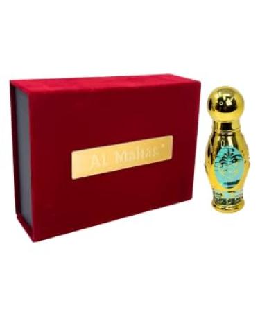 AL MAHAS Imperial Noir 15 ML Roll-On Perfume Oil for Men Perfumes | Woody Floral Musk Fragrance with Lavender Iris Vetiver & Cedar | Alcohol-Free