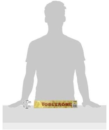 750gr. Toblerone Swiss Milk Chocolate with Honey & Almond Nougat. from Switzerland. - Buy Online on GoSupps.com