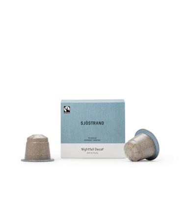 Sj strand Coffee Concept Sj strand Coffee Concept Nightfall Decaf - 10 organic coffee capsules compatible with Nespresso Compostable Fair Trade